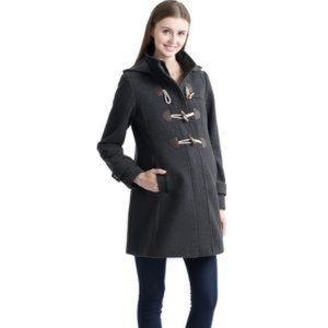 Kimi + Kai Maternity "Paisley" Wool Blend coat